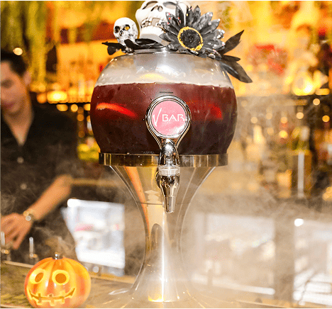 Spooky Halloween cocktail